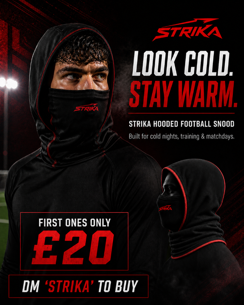 STRIKA athlete training in the cold